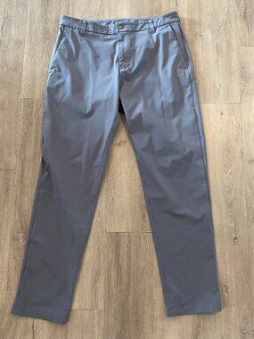 Lululemon Commission Classic-Fit Pant, Warpstreme, Asphalt Grey (Men's 33)